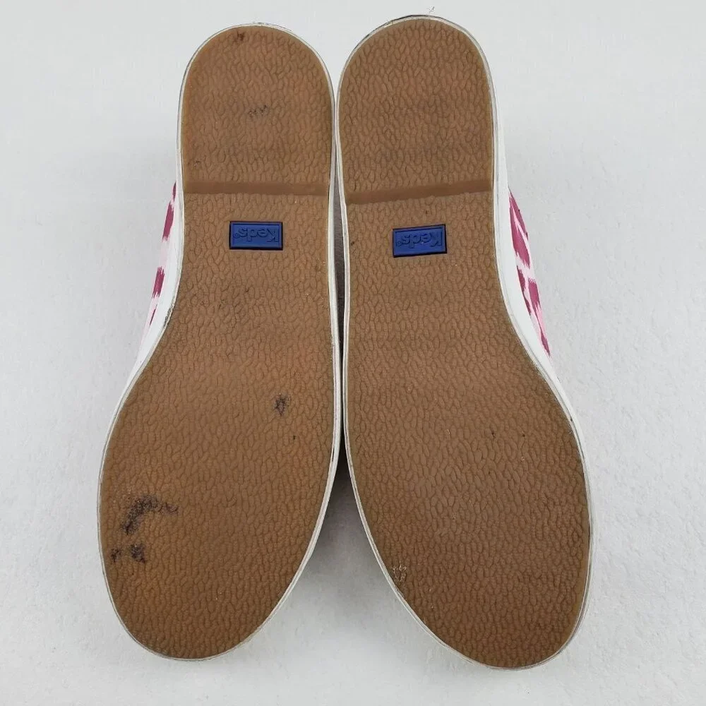 Keds x Kate Spade Kickstart Sneaker Womens 7.5 Pink Satin Leopard Print Shoe - Picture 14 of 15